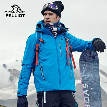 Transport Gratuit Termică Waterproof, Windproof Snowboard Jachete Alpinism Schi Haine Pentru Bărbați De Iarnă În Aer Liber Sacou De Schi