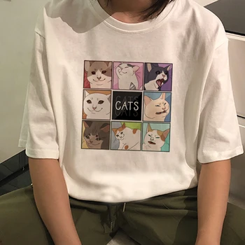 Tricou Top de Vara din Bumbac Imprimat Femei Amuzant Teletubbies Harajuku coreean Haine Supradimensionate camiseta mujer tricou femme Topuri