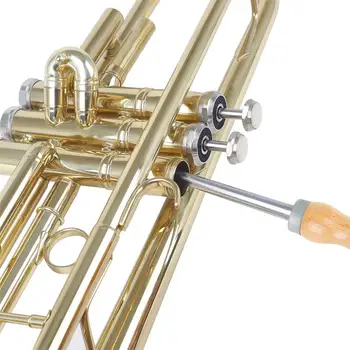 Trompeta Reparator de Instrumente Instrumente de Întreținere cu 2 Foi de Metal Bile