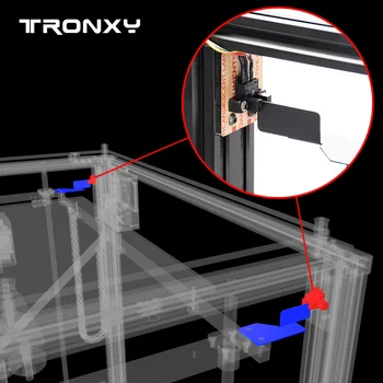 Tronxy Imprimantă 3D X5SA-500-2E Mare Priting Dimensiune 500*500 mm Auto nivelare Senzor Dublu Z-axa limitator TMC2209 Ultra-silențioasă