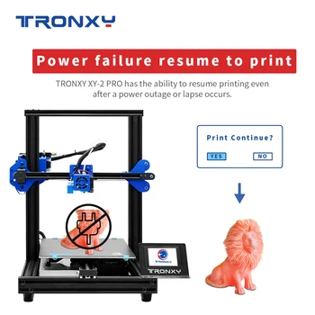TRONXY Modernizate 3D Printer Kit XY-2 PRO Imprimare 255X255X260mm Rapid de Asamblare Auto la Nivel Continuarea Imprimare Putere Filament Senzor