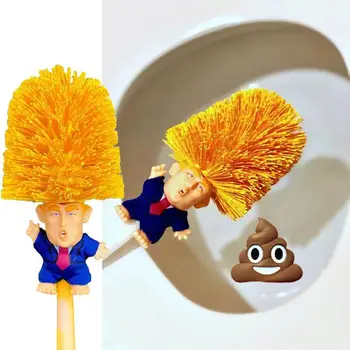 Trump Cap Perie Wc Președintele american Donald Trump Perie de Curățare pentru Toaletă de uz Casnic WC Podea de Curățare Accesorii de Baie