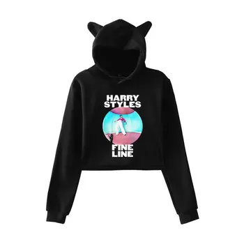 Trunchiate Hanorac Harry Styles LINIE FINĂ Hoodies Femei Tricou Roz Îmbrăcăminte Haine pentru Fete Topuri cu Maneci Lungi Tricou Harajuku