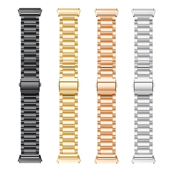 Trupa ceas pentru Fitbit Ionic din Oțel Inoxidabil, Metal de Înlocuire Curea de mână pentru Fitbit Ionic ceas Inteligent Banda Curea Bratara ceas