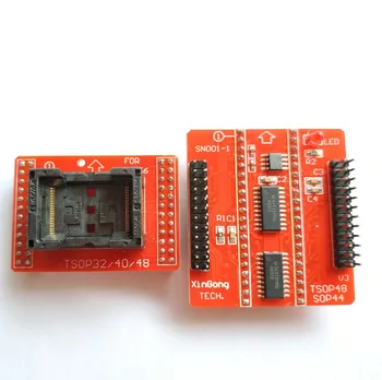 TSOP32 TSOP40 TSOP48 adaptor + TSOP48/SOP44 V3, socket numai pentru MiniPro TL866 TL866A TL866CS TL866ii Plus Programator Universal