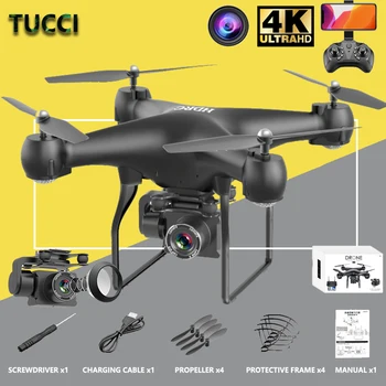TUCCI RC Drone UAV cu Fotografii Aeriene 4K HD Pixel aparat de Fotografiat de la Distanță de Control 4 Axe Quadcopter Aeronave Viață Lungă Jucarii Zburatoare