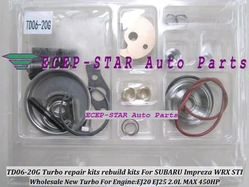 Turbo Supraalimentare reparați rebuild kit kituri TD06 20G TD06-20G Pentru SUBARU Impreza WRX STI Motor EJ20 EJ25 de 2.0 L MAX 450HP