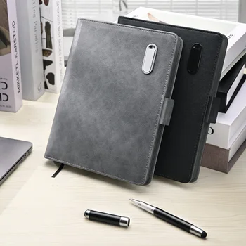 Turism de afaceri A5 manager sac portabil padfolio notebook-uri cu putere banca sârmă încărcător de baterie și încărcare wireless mobile rack