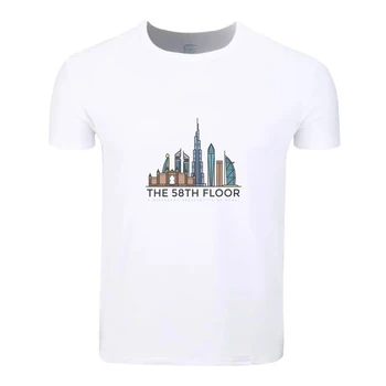 Turn Burj Khalifa Din Dubai Bumbac Dimensiuni Mari, Elevii De Vara T-Shirt Cu Maneci Scurte Bărbați, Femei, Băieți Și Fete Tricou Tricouri Tricou Copii