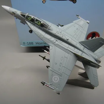 Turnat sub presiune, Metal F 18 Model de Avion de Jucărie 1/100 Scară CANADA Hornet, F-18, F/A-18 bombardier Militar Model de Jucărie Luptător Armata Air Force