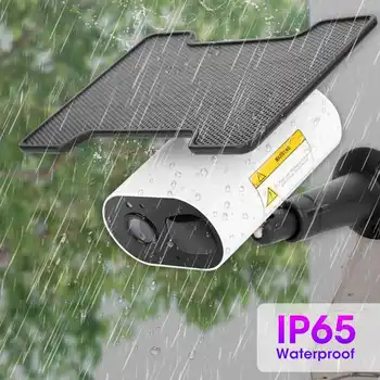 Tuya 1080P în aer liber Alimentat cu energie Solară WiFi aparat Foto Baterie Reîncărcabilă aparat de Fotografiat CCTV de Detectare a Mișcării în Două sensuri Interfon rezistent la apa IP65