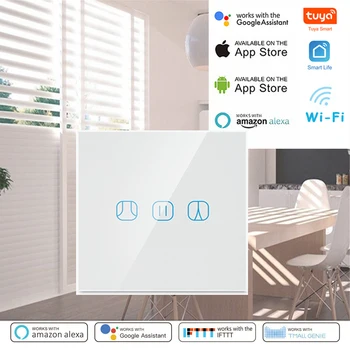 Tuya de Viață Inteligentă UE WiFi rulou Perdea Comutator Electric Pentru Jaluzele Motorizate de Control de la Distanță Pentru Aelxa Google Smart Home