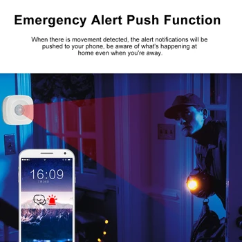Tuya Smart Home Sistem de Alertă de Securitate WIFI/Bluetooth Plasă SIG Senzor de Miscare PIR Pasiv cu Infraroșu Detector de Alarmă Alarmă Antifurt