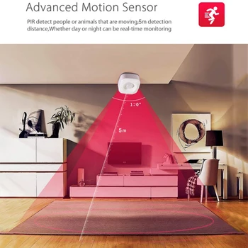 Tuya Smart Home Sistem de Alertă de Securitate WIFI/Bluetooth Plasă SIG Senzor de Miscare PIR Pasiv cu Infraroșu Detector de Alarmă Alarmă Antifurt