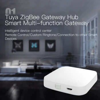 Tuya Zigbee Smart Wireless Gateway-ul Hub-ul de Automatizare Acasă Scenă de Securitate Kit Alarma PIR Ușa și Fereastra Senzor de Temperatură și Umiditate