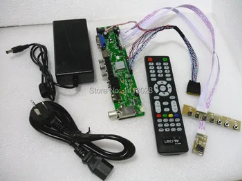 TV+HDMI+VGA+AV+USB+AUDIO LCD Controler de Bord kit Pentru LG 15.6