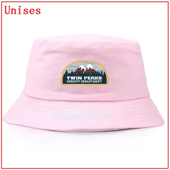 Twin Peaks Departamentul Șerifului pescar pălărie hip hop panama cap pălării pentru femei găleată pălărie bărbați designer pălărie găleată pălărie de vară