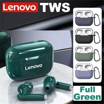 TWS Casti Lenovo LP1 Bluetooth 5.0 Pavilioane Wireless Charging Box 9D Stereo Sport rezistent la apa Căști Cu Microfon Microfon