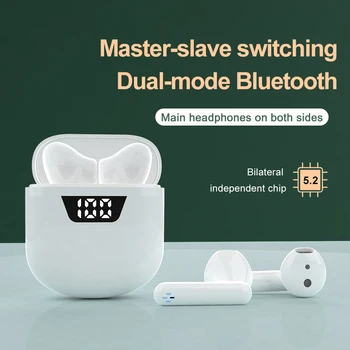 TWS Mini V5.0 Căști Bluetooth Adevărat Căști fără Fir 3D Sunet Stereo de Căști cu Microfon Dual Căști Cu Încărcare Bbox