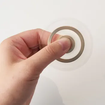 Tăcut Mâna Spinner redus spirală frământa alamă rulment titirez degetul spinner Metal Nava cârma 2-3 minute