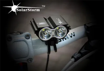 U2 Biciclete Lumina rezistent la apa Lanterna pentru Bicicleta Ghidon CONDUS Motocicleta Lihgts Biciclete Accesorii + Cutie Baterie 8.4 V