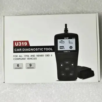 U319 Mini OBD2 Scanner Instrument de Diagnosticare Auto OBD Complet Funcția de Diagnosticare Auto 28GC
