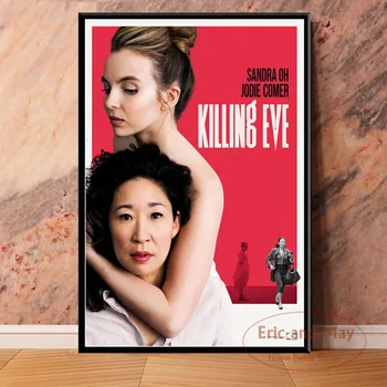 Uciderea Ajunul Fierbinte serial TV de Arta Pictura de Epocă Panza Poster de Perete Decor Acasă