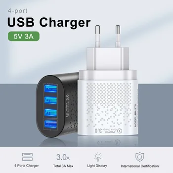 UE NE-incarcator 40W 3A Încărcător USB de încărcare rapidă sursă adaptor multi-funcție universală de încărcare cap Eurometer standard