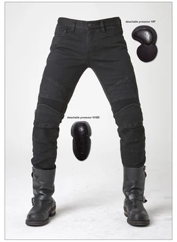 UGLYBROS Guardian UBP09 blugi negri spodnie motocyklowe bărbați motocicleta blugi motocicleta pantaloni pantaloni de călărie