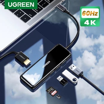 Ugreen USB de Tip C HUB pentru a compatibil HDMI 4K@60Hz USB-C la Multi USB 3.0 Adaptor pentru MacBook iPad Pro 2020-C USB 3.1 Splitter