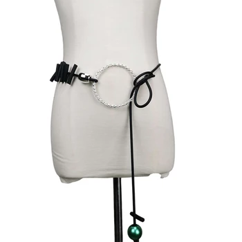 UKEBAY Nou Designer de Lux Colier Diferite Poartă Lanț Lung Femei Coliere Pandantiv Verde Perla Bijuterii Colier Reglabil