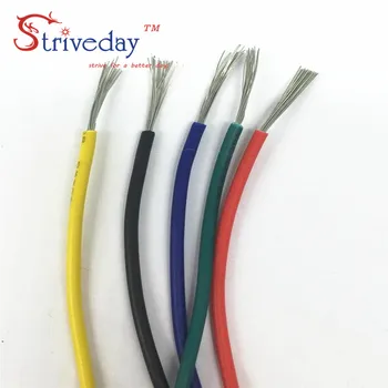 UL 1007 24awg 50meters cabluri Electrice Cablu de 5 culori se Amestecă Kit caseta 1 caseta 2 companii Aeriene PCB Cupru Sârmă DIY