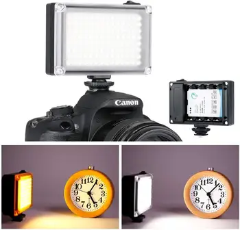 Ulanzi 96 DSLR Video cu LED-uri de Lumină de Pe Camera Foto Studio de Iluminat Hot Shoe CONDUS Vlog Umple de Lumină Lampă pentru Smartphone DSLR SLR