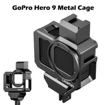 Ulanzi G9-5 GoPro 9 Metal Vlog Caz Cusca Hard Anti-toamna Coajă de Locuințe Cu 52MM Filtru Adaptor Rece Pantof Extinde Muntele Dotari