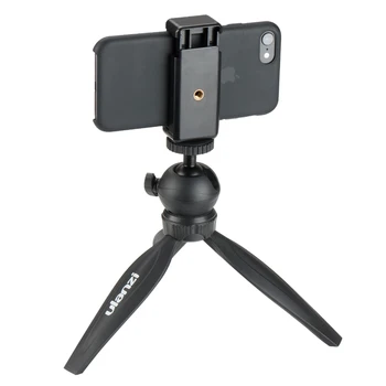 Ulanzi MT-03 Mini Trepied Smartphone Trepied de Masă Trepied, Monopied Stand pentru iPhone X Samsung tableta iPad pentru Nikon Canon GoPro 6