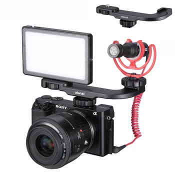 Ulanzi PT-8 PT-9 Vlog Camera Rece de Pantofi Pusca Microfon Video Lumina Lumina de Umplere Suport Universal pentru Canon Nikon Sony DSLR