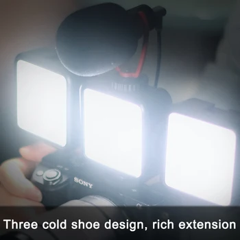 Ulanzi VL81 3200k-5600K 850LM 6.5 W LED Cu Lumina Rece de Pantofi Mini Vlog Umple de Lumină 3000mAh Baterie aparat de Fotografiat Lumină fără Trepte