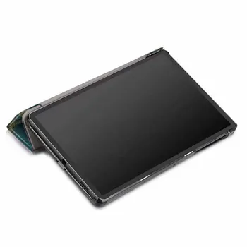 Ultra Slim 3-Pliere Capa Caz Pentru Samsung Galaxy Tab S5e 10.5 SM-T720 T725 10.5 inch Comprimat Funda Acoperirea Smart Wake-Sleep + film