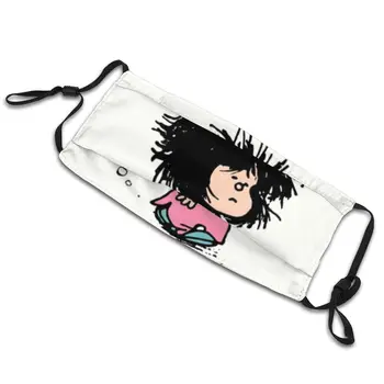 Umor Manga Mafalda Lavabil Gura Masca De Fata Bărbați Quino Argentina Desene Animate Anti Praf De Ceata Masca De Protectie Respiratorie