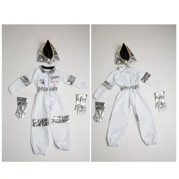 Umorden Copii Copil Costum de Astronaut Cosplay Costum de Spațiu Joc de Rol Casa Kit Set pentru Baieti Petrecere de Halloween Rochie de Până Învățământ