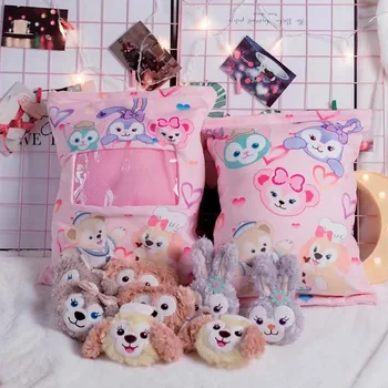 Un Sac De Iepure Și Câine&Hamster&Cat&Avocado Budinca Păpușă De Pluș Animație Japoneză Sumikko Gurashi Jucărie Moale Perna Copii Fata Cadou