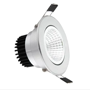Unghi reglabil Estompat LED COB 6W corp de Iluminat 9W 15W 18W Încastrat Plafon Lampă AC110V 220V corp de Iluminat Spot luminos Decor Acasă