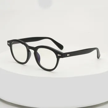 Unisex de Calitate Superioară Cadru Acetat Johnny Depp Lemtosh Stil de ochelari de soare femei bărbați 2020 uv400 oval Transparent ochelari oculos