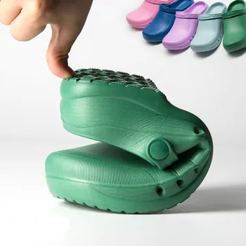 Unisex Doctor Pantofi Asistenta Saboți Operație De Chirurgie Saboti Papuci De Muncă Sandale Femei Bucătar Bucătar Pantofi Roz Verde Verde Plus Dimensiune 35-46