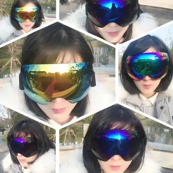 Unisex Fara rama Ochelari de Schi Masca de Iarna cu Snowmobilul Motocross ochelari de Soare UV Protectie de Iarna Ochelari schi Pro
