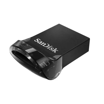Unitate Flash USB SanDisk Ultra Fit 256GB USB 3.1 Disc 130MB/s Viteza de Citire Pen Drive Stick cu Șnur pentru PC