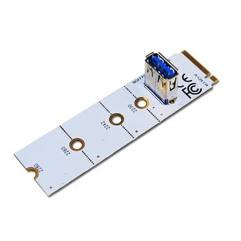 Unitati solid state să PCI-E Riser Card M2 Slot pentru Card de Expansiune PCIe Convertor USB 3.0 Extender Adaptor pentru Grafica placa video pentru BTC Miner