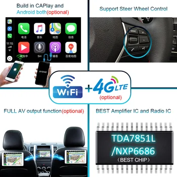 Universal 2 DIN Android 10 radio auto PX6 2din multimedia auto stereo audio auto ecranul de navigare