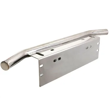 Universal Auto Bull Bar Bară de protecție Față de Înmatriculare Coada de Lumină Soclului Suport pentru Masina de Off-Road din Aluminiu Argintiu