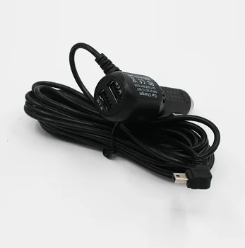 Universal Auto Vehicul DC Putere Încărcător Adaptor Cablu Mini-USB Cablu Pentru DVR Navigare GPS 3.5-O Cu Cablu